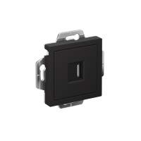 ATLASDESIGN РОЗЕТКА HDMI, механизм, КАРБОН ATN001080