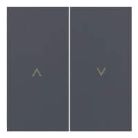 Клавиши выключателя для жалюзи, базальт (35613 BT)