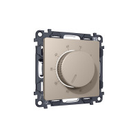 MA365710 Комплект механизма терморегулятора с датчиком для теплого пола с подсветкой 16A-250V ALFA Серо-бежевый матовый QUANT (AP3657, VM1381) AMBRELLA VOLT