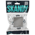 SKANDY Заглушка с суппортом SK-C01N металл никель IEK