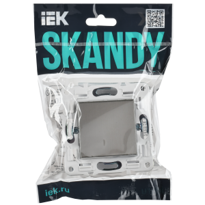 SKANDY Заглушка с суппортом SK-C01N металл никель IEK