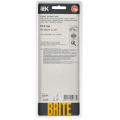 BRITE Рамка 3-местная РУ-3-1-Бр металл алюминий RE IEK