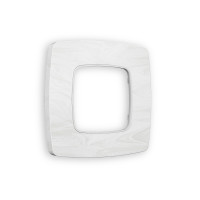 OF940101 Рамка OMEGA Opera Белый мрамор 1-ая AMBRELLA VOLT