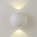 Уличный настенный светодиодный светильник AM Group AM304-2x3W-4000K WH