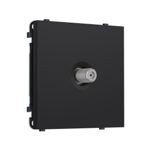 MS993050 Комплект механизма TV розетки SAT SIGMA Черный Мягкое касание 5-2400MHz 3.5dB QUANT PRO (SP9930, PR215)