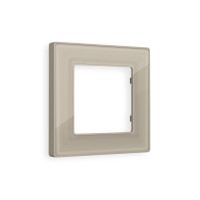 AF580361 Рамка ALFA Arctic Серо-бежевый Стекло органическое 1-ая AMBRELLA VOLT