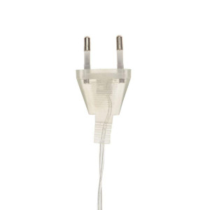 Гирлянда светодиодная Светодиодный Дождь 3х2м 240LED тепл. бел. 25Вт 230В IP20 эффект водопада провод прозр. Neon-Night 235-006
