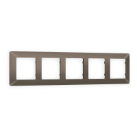 AF110635 Рамка ALFA Line Темная бронза матовый 5-ая AMBRELLA VOLT
