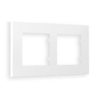 AF250122 Рамка ALFA Qubi Белый матовый 2-ая AMBRELLA VOLT