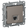 IEKETIKA Розетка компьютерная RJ45 категория 6 UTP 6714531 капучино IEK