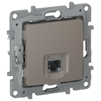 IEKETIKA Розетка компьютерная RJ45 категория 6 UTP 6714531 капучино IEK
