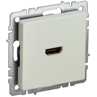 BRITE Розетка HDMI РHDMI-0-БрКр бежевый IEK