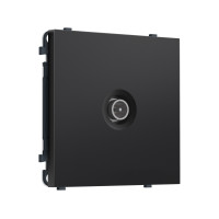 MS813005 Комплект механизма TV розетки оконечной экранированной SIGMA Черный матовый 5-1000MHz 3dB QUANT PRO (SP8130, PR199)