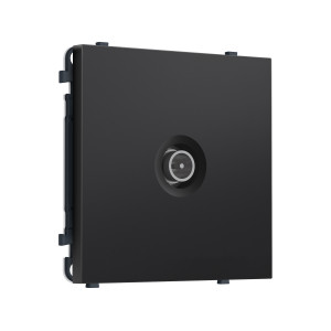 MS813005 Комплект механизма TV розетки оконечной экранированной SIGMA Черный матовый 5-1000MHz 3dB QUANT PRO (SP8130, PR199)