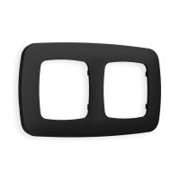 OF140702 Рамка OMEGA Ecta Черный матовый 2-ая AMBRELLA VOLT