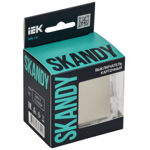 SKANDY Выключатель карточный 30А SK-V15B бежевый IEK