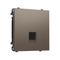 MS642030 Комплект механизма телефонной розетки SIGMA Темная бронза матовый RJ-11 (4P4C) с/ш QUANT PRO (SP6420, PR190)