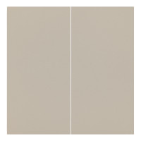 Клавиши для двухклавишного перекрестного выключателя , латте (35614 LT)