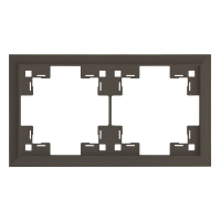 Двухместная рамка классик, капучино (35920 CP)