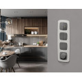 MO653030 Комплект механизма 2-клавишного перекрестного выключателя 10A-250V OMEGA Антрацит серый QUANT OP6530, VM125 AMBRELLA VOLT
