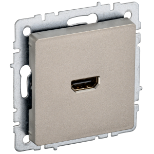 BRITE Розетка HDMI РHDMI-0-БрШ шампань IEK