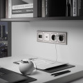 W1196002/ Накладка для розетки HDMI (глянцевый никель)