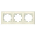 Рамка 3-м Афина универс. сл. кость (ivory) Universal A0045-I