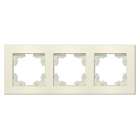 Рамка 3-м Афина универс. сл. кость (ivory) Universal A0045-I