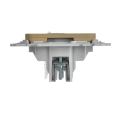 FLITE Розетка 2-местная компьютерная RJ45 категория 5Е UTP РК5е-2-0-ФлХ хаки IEK