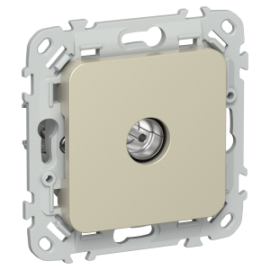 FLITE Розетка TV оконечная тип F РТВф-1-1-1-ФлШ шампань IEK