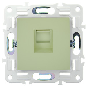 SKANDY Розетка компьютерная RJ45 кат.5E SK-K01G мятный IEK