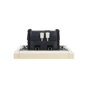 FORTE&PIANO Выключатель 1-клавишный с индикацией 10А FP402 ваниль IEK