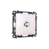 MA213050 Комплект механизма TV розетки SAT 5-2400MHz 3.5dB ALFA Жемчуг QUANT (AP2130, VM215) AMBRELLA VOLT