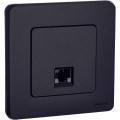 INSPIRIA Розетка компьютерная RJ45 категория 5Е UTP антрацит