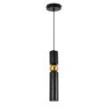 Светильник подвесной AM 498 black + bronzing