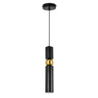 Светильник подвесной AM 498 black + bronzing