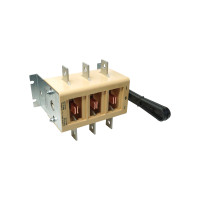ВР32-37 А 70220-00 УХЛ3, 400А, несъёмная боковая рукоятка, 3-х полюсный на два направления, IP00, выключатель-разъединитель  Электротехник