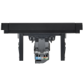 FORTE&PIANO Розетка компьютерная RJ45 кат.5E FP132M металл черный IEK