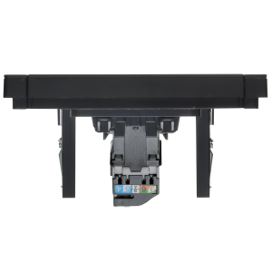 FORTE&PIANO Розетка компьютерная RJ45 кат.5E FP132M металл черный IEK