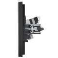 FORTE&PIANO Розетка двойная RJ11+RJ45 кат.5E FP635M металл шампань IEK