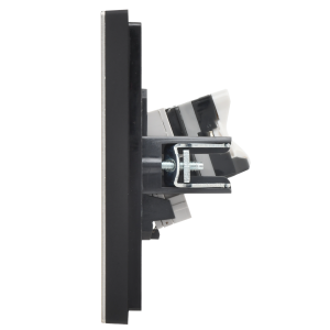 FORTE&PIANO Розетка двойная RJ11+RJ45 кат.5E FP635M металл шампань IEK