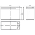 Аккумуляторные батареи MNB Battery HR 1234 W
