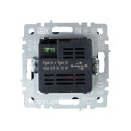 BRITE Розетка USB A+C 18Вт РЮ11-1-БрМ маренго IEK
