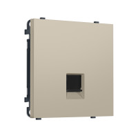 MS352005 Комплект механизма компьютерной розетки SIGMA Кашемир RJ-45 экранированной с/ш QUANT PRO (SP3520, PR185)
