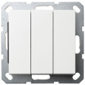 Jasmart G Белый глянцевый Выключатель 3-кл 10A 250V~