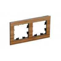 ATLASDESIGN NATURE 2-постовая РАМКА, ДЕРЕВО БАМБУК ATN353202