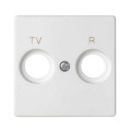 Simon S82 Concept Матовый белый, Накладка для розетки R-TV+SAT с пиктограммой TV R