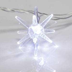 Гирлянда светодиодная Снежинки 2.8м 20LED бел. 1Вт IP20 Neon-Night 303-036