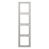 Рамка 4 поста Jung LS 990, светло-серый, LS984LG