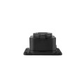 Розетка (колодка) одноместная каучук черная 2P+PE 250V 16А IP54 DYNEL